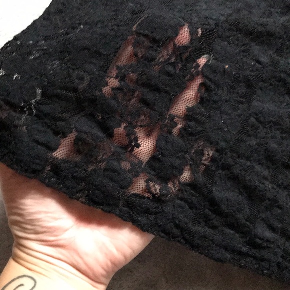 Forever 21 Sheer Black Lace Top - Picture 6 of 6